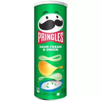 Чипсы Pringles сметана и лук 165 гр