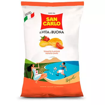 Чипсы San Carlo Томат 150 гр