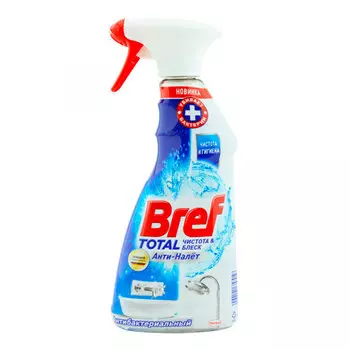 Чистящее средство Bref Total Чистота &amp; Блеск анти-налет антибактериальный 500 мл