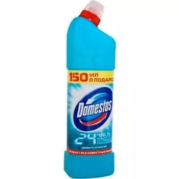 Чистящее средство Domestos 1л. свежесть атлантики (2шт)