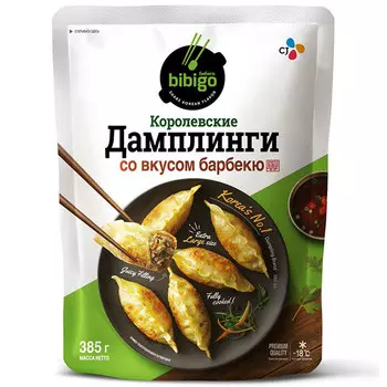 Дамплинги со вкусом барбекю Bibigo 385 гр