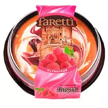Десерт итальянский Faretti малиновый 300 гр