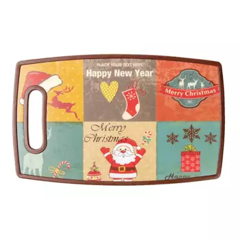 Доска разделочная X-MAS пластик 30 см