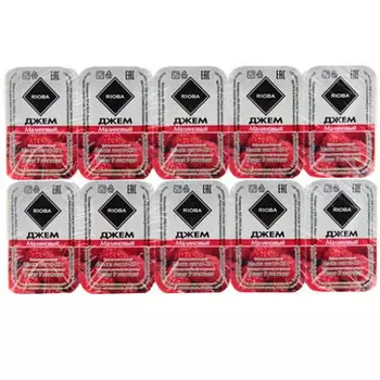 Джем Rioba порционный малина 20 шт х 20 гр