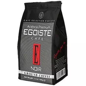 Кофе Egoiste Noir молотый в/у (100гр)