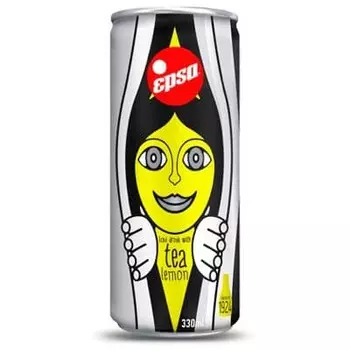 Epsa / Эпса чай с лимоном 0,33л без газ ж/б. (4шт)