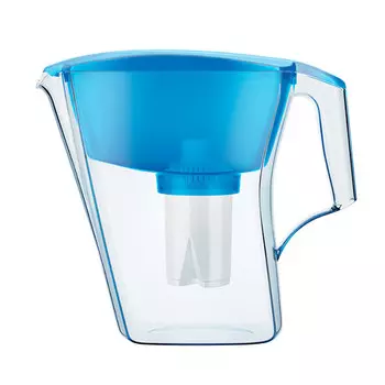 Фильтр кувшин без индикатора Аквафор Лайн цвет синий 2.8 литра