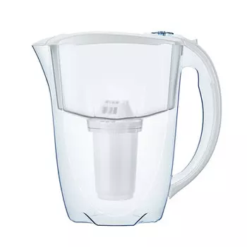 Фильтр кувшин с механическим индикатором Аквафор Престиж цвет белый 2.8 литра