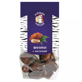 Финики сушеные с косточкой Аленкин Туесок 150 гр