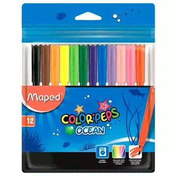 Фломастеры Maped Color'peps 12 цветов