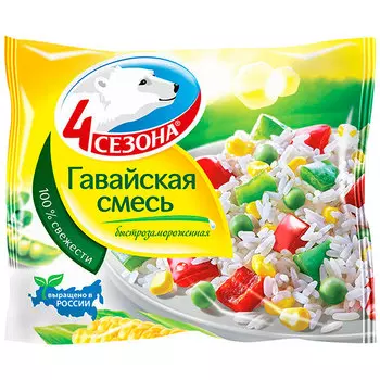 Гавайская смесь замороженная 4 сезона 400 гр