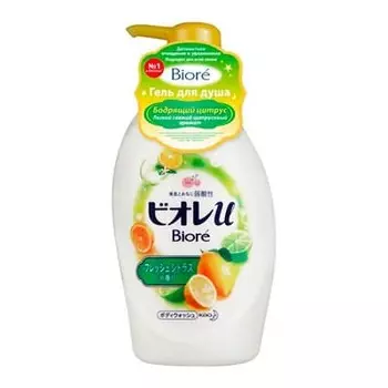 Гель для душа Biore бодрящий цитрус 480 мл