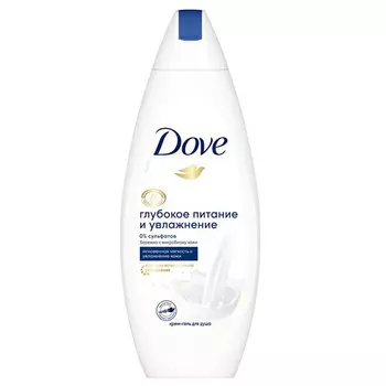 Гель для душа "Dove" глубокое питание и увлажнение 250 мл (2шт.)