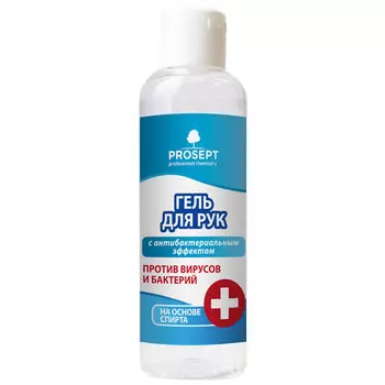 Гель для рук Prosept с антибактериальным эффектом, спиртовой 65% 100 мл