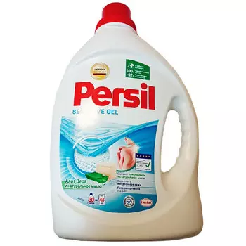 Гель для стирки Персил Sensitive Алоэ Вера и натуральное мыло 1,95 литра
