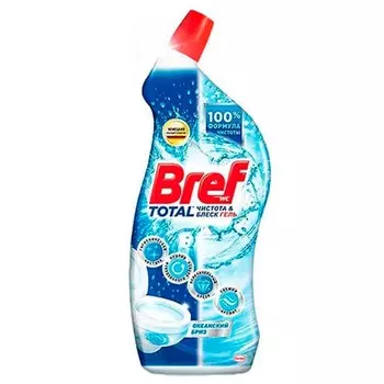 Гель для унитаза Bref WC Total Океанский бриз 700 мл.