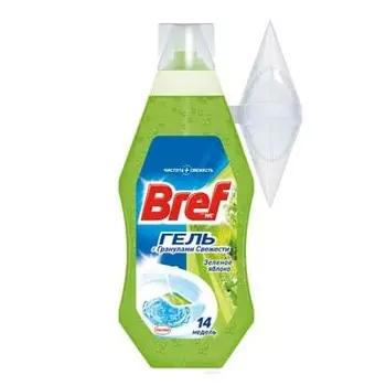 Гель для унитаза Bref Яблоко 360 мл