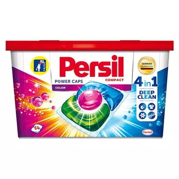 Гель-капсулы для стирки Persil Power Caps Color 14 шт