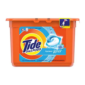 Гель-капсулы для стирки Tide аромат Lenor 15 шт