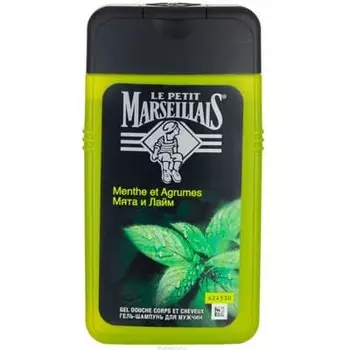 Гель-шампунь Le Petite Marseillais мужской с мятой и лаймом 250 мл