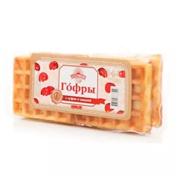 Гофры Аладушкин с суфле и вишней 122 гр