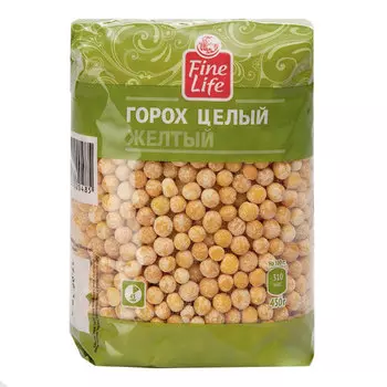 Горох Fine Life целый жёлтый 450 гр