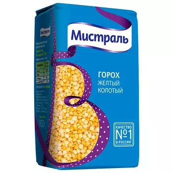 Горох Мистраль жёлтый колотый 900 гр