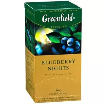Чай Greenfield / Гринфилд Blueberry Nights (25пак)