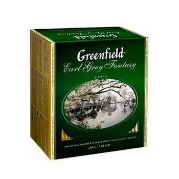 Чай Greenfield / Гринфилд Earl Grey Fantasy (100пак)
