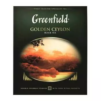 Чай Greenfield / Гринфилд Golden Ceylon (100пак)