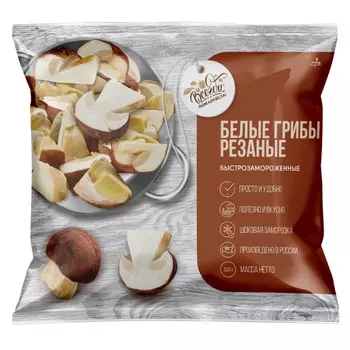 Грибы белые Всегда пожалуйста резаные замороженные 300 гр