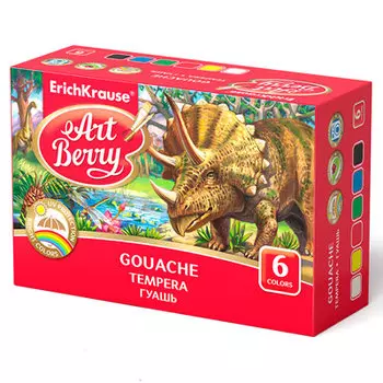 Гуашь Erich Krause 6 цветов