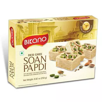Халва Bikano Soan Papdi Desi Ghee с орехами 250 гр