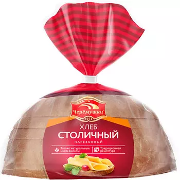 Хлеб Столичный Черёмушки в нарезке половинка 330 гр