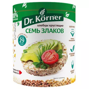 Хлебцы Dr.Korner 7 злаков 100 гр