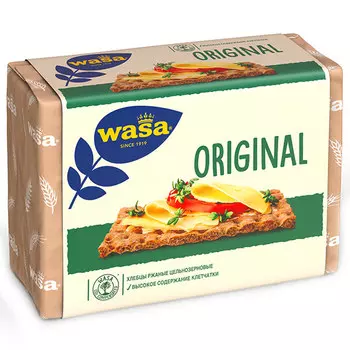 Хлебцы ржаные цельнозерновые Wasa 275 гр