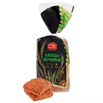 Хлебцы Зерновые нарезанные Черемушки 280 гр