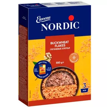 Хлопья Nordic гречневые 550 гр