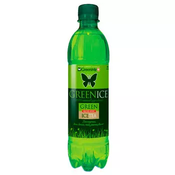 Холодный чай Green Ice зеленый 0.5 литра, без газа, пэт, 12 шт. в уп.