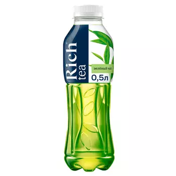 Холодный Чай Rich зеленый 0,5 литра, пэт, 12 шт. в уп.