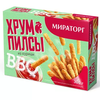 Хрумпилсы из курицы Мираторг Барбекю BBQ замороженные 250 гр