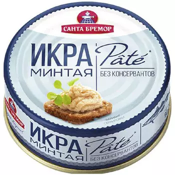 Икра минтая Санта Бремор Pate 90 гр