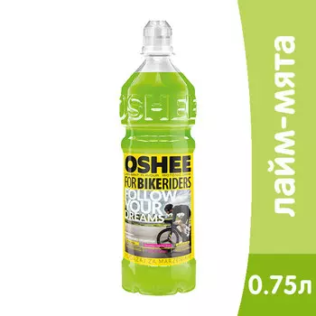 Изотонический напиток Oshee лайм-мята 0,75 литра, пэт, 6 шт в уп.