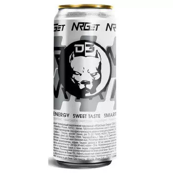 Энергетический напиток NRGet D3 Sweet 0.5 литра, ж/б, 12 шт. в уп.