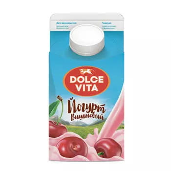 Йогурт Dolce Vita вишневый 2,5% 450 г