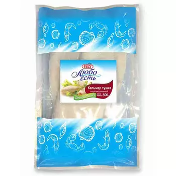 Кальмар тушка без кожи Vici Дальневосточный сыро-мороженый 500 гр