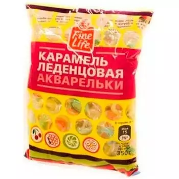 Карамель Fine Life леденцовая Акварельки 350 гр