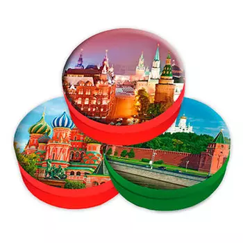 Карамель Монпансье ассорти Виды Москвы 65 гр