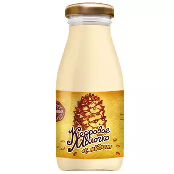 Кедровое молочко с мёдом 0,2 мл, 12 шт. в уп.