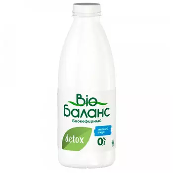 Кефирный продукт Bio Баланс 0% БЗМЖ 930 гр